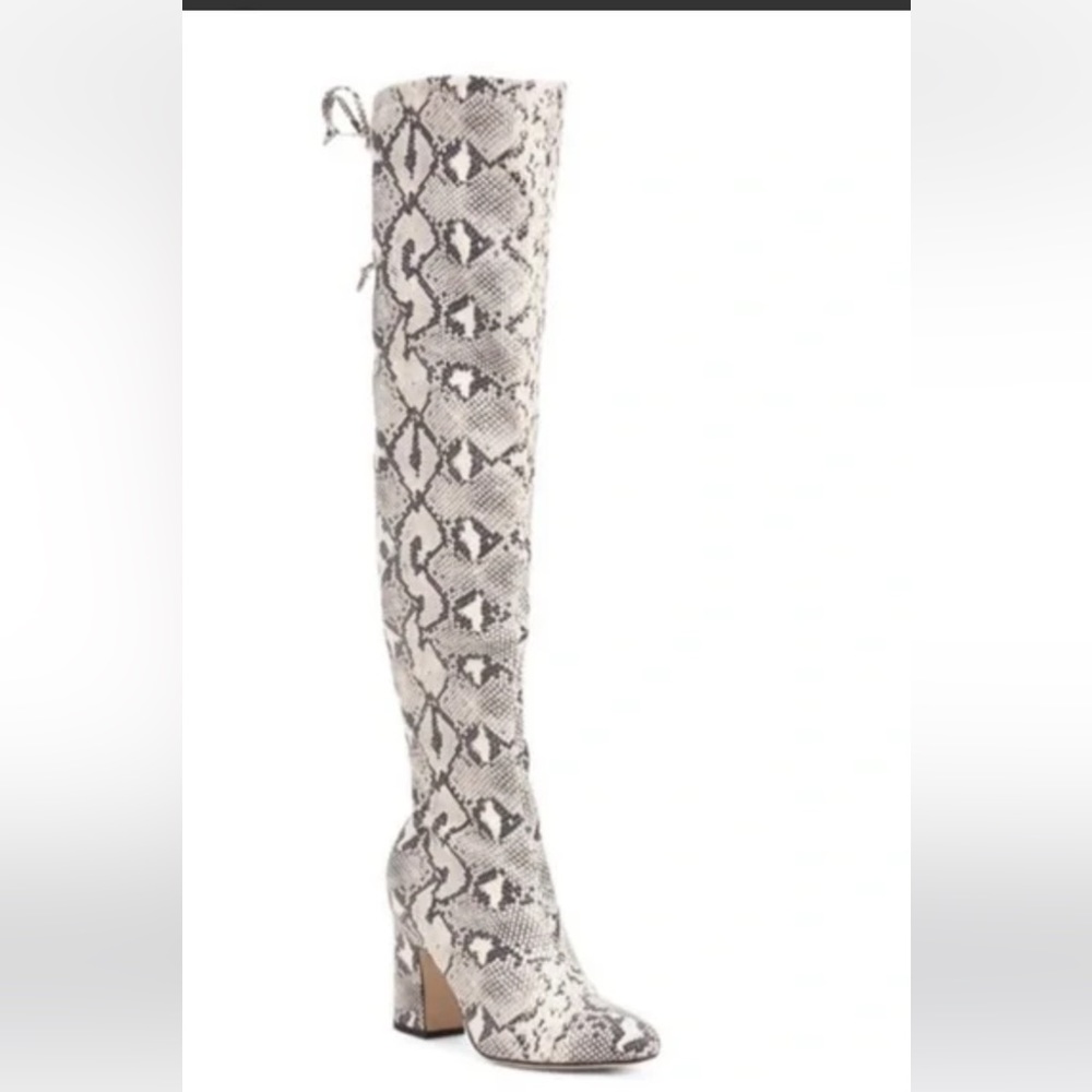 Thigh-High, Size 8, Snake Skin Boots. Unisa